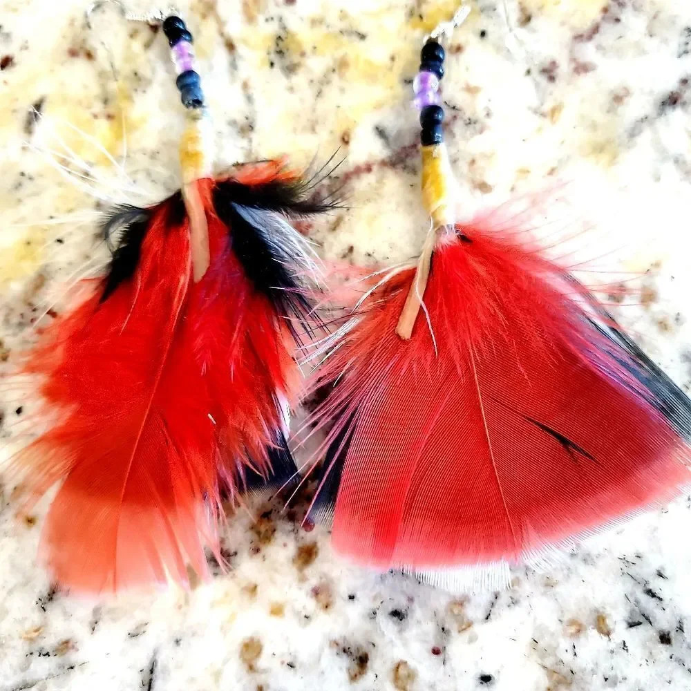 Artesian handmade earrings sterling silver hook